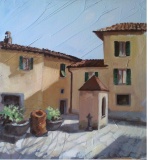 sangiustino;olio su tela 50x50cm