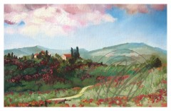 Primavera_ olio su tela 25x40cm